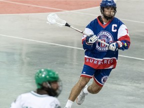 Tyler Codron, a rugged defender for the Maple Ridge Burrards.