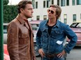 Leonardo DiCaprio, left, and Brad Pitt star in Once Upon a Time in Hollywood.