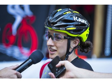 Third place winner Maggie Coles-Lyster, Women's pro race at 2019 Gastown Grand Prix. Photo: Francis Georgian / Postmedia