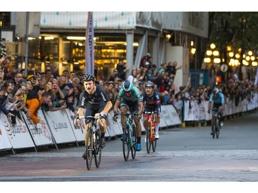 Men's race at 2019 Gastown Grand Prix,  More than 200 cyclists from 10 countries raced for the biggest criterium winning prize money in North America. Photo: Francis Georgian / Postmedia