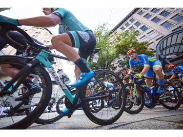 Men's race at 2019 Gastown Grand Prix,  More than 200 cyclists from 10 countries raced for the biggest criterium winning prize money in North America. Photo: Francis Georgian / Postmedia