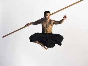 Dancer Alex Tam performs as part of Crossing Mountains and Seas on July 20 at the Vancouver Playhouse. Photo: Suzanne Ouellette.