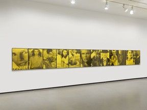 Vikky Alexander's Obsession, 1983. Silver gelatin prints, vinyl type, coloured plexiglas.