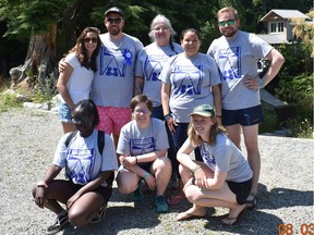 Counsellors at Camp Moomba, a Sunshine Coast summer camp that provides a safe space for kids between the ages of six and 17 whose lives have been affected by HIV and Hep C.