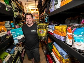 Vincent Denis, owner of Four Paws Pet Grocery and Boutique in Sidney, B.C., says a recent U.S. report linking certain pet foods to heart conditions in animals is misleading.