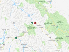 Four people were injured following a major accident that closed Highway 1 between Revelstoke and Golden Saturday afternoon.