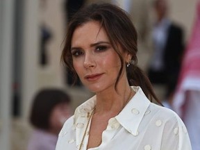 British singer and fashion designer Victoria Beckham attends the official opening ceremony for the National Museum of Qatar, in the capital Doha on March 27, 2019.