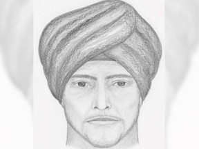 Burnaby RCMP has released a composite sketch of the man wanted for an alleged assault that occurred on July 14 near Simon Fraser University on Burnaby Mountain.