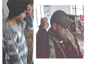 Surrey RCMP is requesting public assistance in identifying two suspects involved in a robbery that occurred in the City Centre area in May.