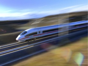 FILE PHOTO: A proposal for an ultra-high-speed rail link between Vancouver, Seattle and Portland is getting negative reaction from Metro mayors.