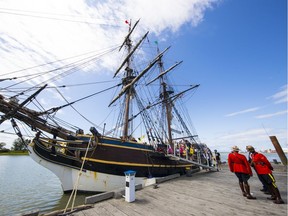 The Lady Washington, launched in 1989 in Historical Seaport's home port of Aberdeen, Wash., is in Steveston for that community's Maritime Festival. Movie fans will recognize Lady Washington from her roles in Pirates of the Caribbean, Star Trek: Generations, and ABC's Once Upon a Time, which was filmed in Steveston.