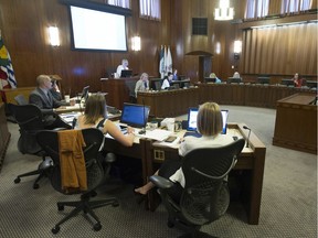 Vancouver, BC: JUNE 10, 2019 -- Council meeting at Vancouver City Hall in Vancouver, BC Wednesday, July 10, 2019.