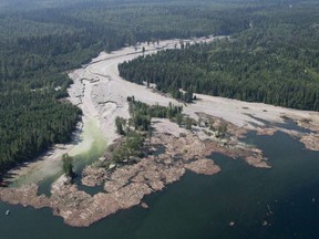 The collapse of the Mount Polley mine's tailings dam in 2014 allowed toxic contents from the tailings pond to flow into Hazeltine Creek, with some reaching Quesnel Lake.