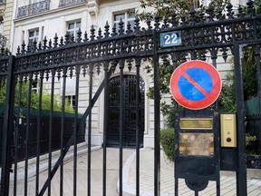A picture taken on Aug. 12 shows an apartment building owned by Jeffrey Epstein in the 16th arrondissement of Paris.  Two French government ministers called on August 12 for an investigation into the alleged child sex trafficker Jeffrey Epstein saying a US enquiry had exposed links between the disgraced financier and France.