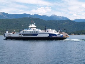 The MV Osprey on Kootenay Lake.