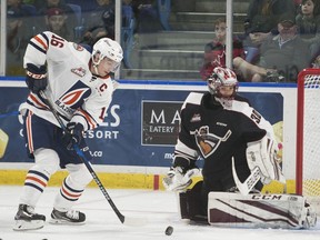 Vancouver GIants netminder David Tendeck, who was a star during his team's journey to the WHL Championship Final series last year, will be one of six overage players fighting for three roster spots at training camp in Ladner.