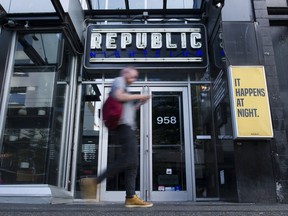 Nearly half the licensed nightclubs on the Granville Strip have closed in the past decade, and another major one, Republic, is set to close its doors next year to make way for a massive Cineplex Rec Room.