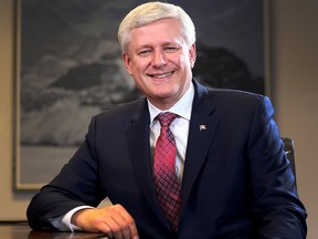 Former prime minister Stephen Harper.