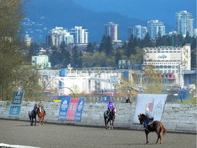 Scenes from Hastings Park Racecourse as the track is set to open this weekend in Vancouver, BC., April 18, 2018.