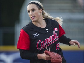 Team Canada pitcher Danielle Lawrie registered the win Friday as her squad crushed Venezuela 11-0 in four innings at Softball City in Surrey. If Canada can beat Mexico on Saturday afternoon the squad will qualify for the 2020 Tokyo Olympics.