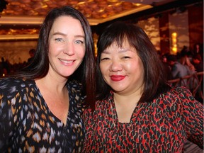 TRENDSETTERS: Two-time chairs Lisa Dalton and Susan Chow saw an impressive $700,000 raised for B.C. Cancer at their always stylish luncheon fundraiser Hope Couture. Photo Fred Lee.