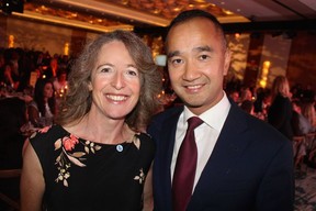 CEO Sarah Roth earmarked this year’s Hope Couture funds to go towards Dr. Daniel Renouf’s Rapid Access Clinic for Pancreas Cancer. Photo Fred Lee.