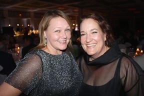 Comedian Erica Sigurdson had everyone it stitches at Boys and Girls Club of South Coast B.C. CEO Carolyn Tuckwell’s Clubhouse Gala. Photo Fred Lee.