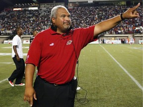 Joe Paopao, an offensive coordinator with the struggling Ottawa Redblacks, loves being back in the CFL even if his team isn't lighting it up this season.