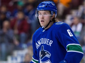 Canucks right winger Brock Boeser.