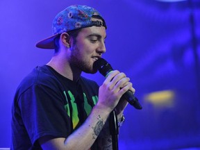 Mac Miller performs live in concert on the "The Blue Slide Park Tour" at the House of Blues Chicago, Illinois - 12.10.11 .