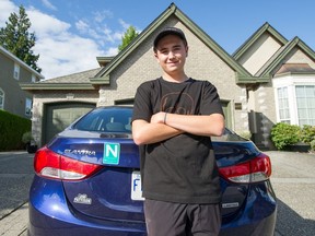 Damon Langford, a Grade 12 student in Surrey, said his insurance premiums are going to skyrocket under ICBC's new rate structure system.