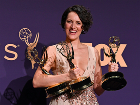 Queen Phoebe Waller-Bridge with only a fraction of her Emmys.