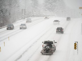 Commercial truckers will now face higher fines for not carrying chains when required, as well as not installing them during mandatory chain ups on B.C. highways.