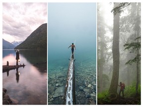 Photos from visitors to B.C. parks found on Instagram.