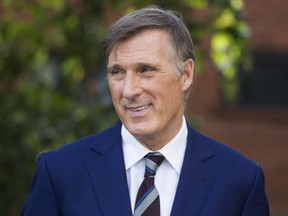 Leader of the federal People's Party of Canada, Maxime Bernier, outside the campaign office for candidate Renata Ford (not pictured) in the Etobicoke North riding in Toronto on September 11, 2019. Ernest Doroszuk/Toronto Sun