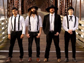 The Dead South, a Regina roots band, are Danny Kenyon, Scott Pringle, Nate Hilts and Colton Crawford.