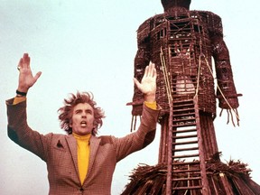 Christopher Lee in Robin Hardy's The Wicker Man, 1973.