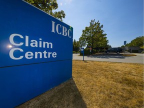 An ICBC claim centre .
