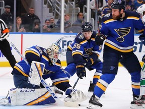 Four St. Louis Blues players and a coach have tested positive for COVID-19, apparently through team testing late last week.