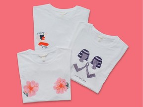 Rethink Breast Cancer tees, $17.99 each at H&M, hm.com.