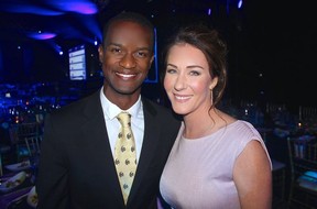 Global Television’s Michael Newman and Kristi Gordon emceed the memorable night of storytelling and philanthropy. Photo: Fred Lee.