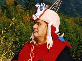 Hereditary Chief Snuxyaltwa of the Nuxalk First Nation, also known as Deric Snow.