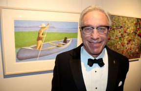 Coveted works by Alex Colville and Christos Dikeakos backed Splash auctioneer Hank Bull. Photo: Fred Lee.