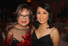 Philanthropist Fei Wong and broadcaster Mi-jung Lee shared their personal cancer journeys at Inspire Health’s flagship fundraiser. Photo: Fred Lee.