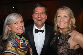 INSPIRED STORIES: Moving stories by cancer patients Dawn Steele, Charles Hotel, and Kathy McLaughlin sparkplugged the record night of giving. Photo: Fred Lee.