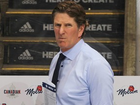 Leafs coach Mike Babcock. GETTY IMAGES