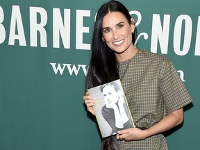 Actress Demi Moore attends the signing of her memoir "Inside Out" at Barnes & Noble Union Square on Sept. 24, 2019 in New York City. (Jamie McCarthy/Getty Images for ABA)