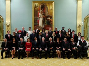 The Liberal cabinet in 2015.