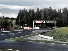 A screen grab from the website of Vancouver Island Motorsport Circuit, which offers a "motorsports playground" on a track with 19 corners.