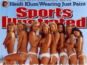 A cover of the famous swimsuit edition of Sports Illustrated